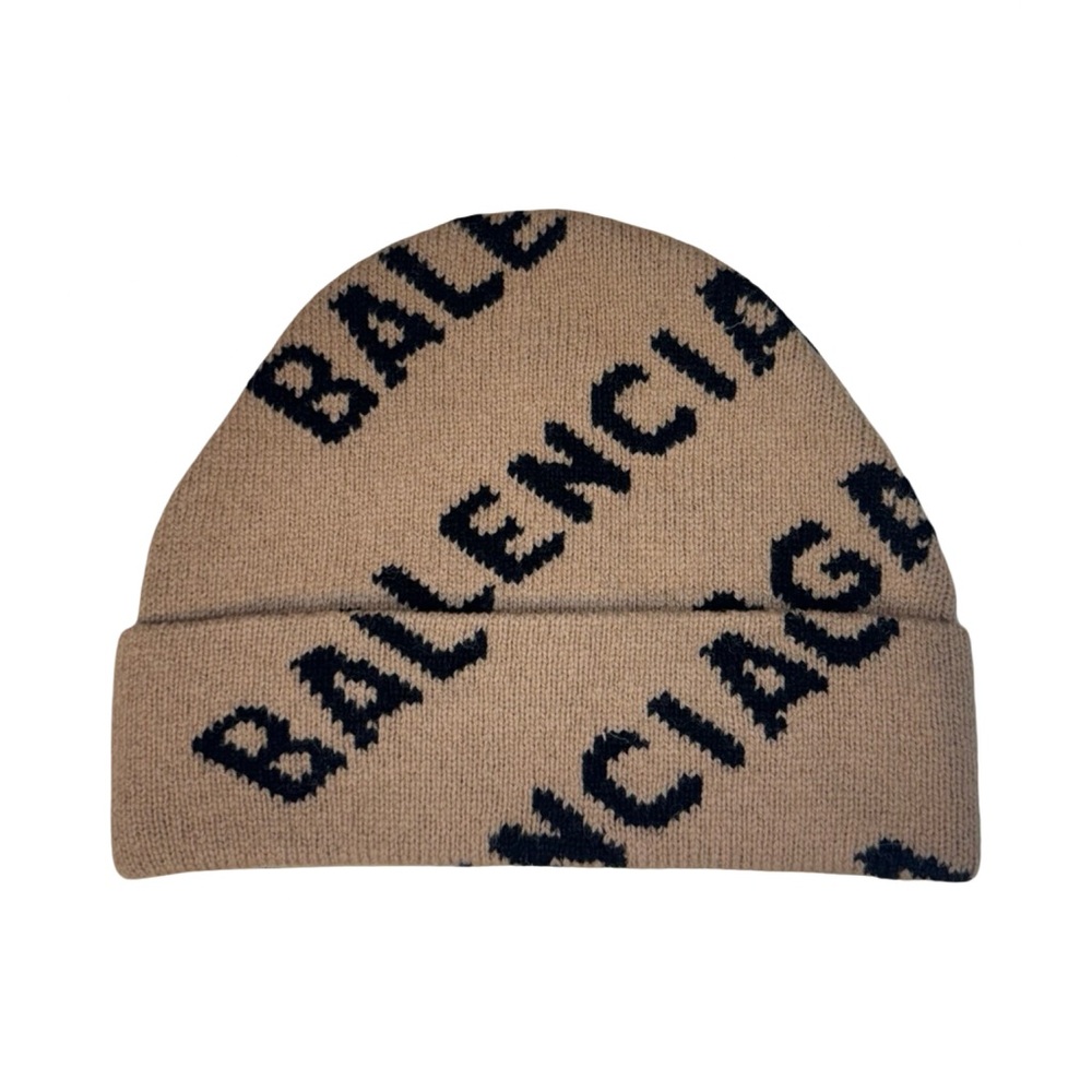 BALENCIAGA JACQUARD BEANIE